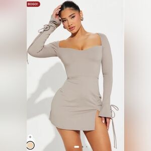 fashion nova living it up mini dress Living It Up Sequin Mini Dress - Grey